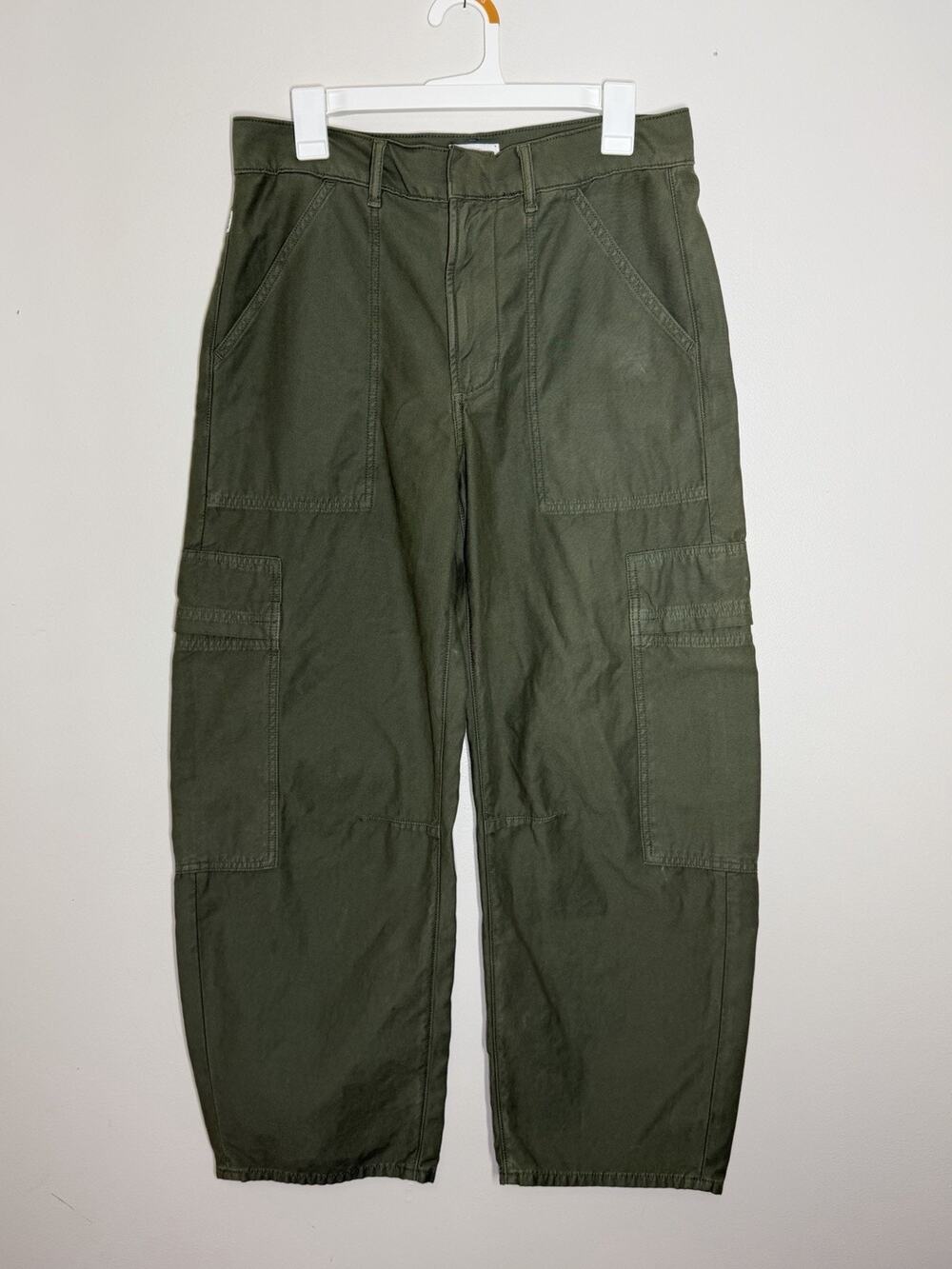 Citizens Of Humanity Pants Womens 28 Marcelle Low Slung Cargo Barrel Leg Utility - Picture 1 of 15